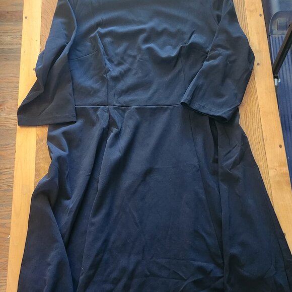 Conservative Black Dress - Picture 4 of 4